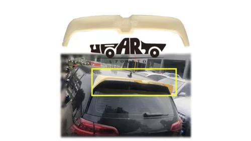 Spoiler Volkswagen Golf VII Lip Gloss Black