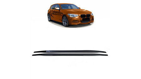 Diffuser BMW 1 F20 F21 Side Skirts Gloss Black