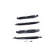 Side Steps Mercedes-Benz GLE V167 Aluminium Black