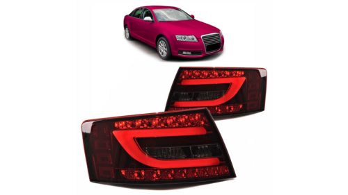 Lights Audi A6 C6 Rear LED Red-Smoke