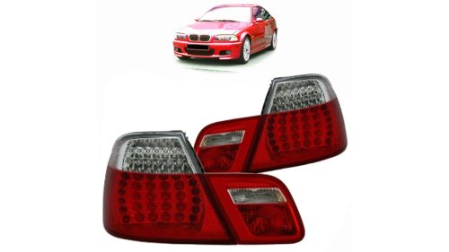 Lights BMW 3 E46 Rear LED Red-Clear