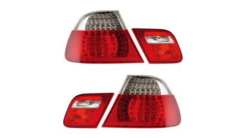 Lights BMW 3 E46 Rear LED Red-Clear