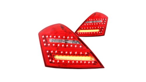 Lights Mercedes-Benz S W221 Rear LED Red-Clear