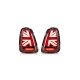 Lights MINI R56 R58 R57 R59 Facelift Rear LED Red