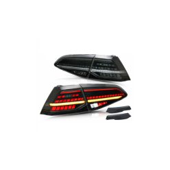 Lights Volkswagen Golf 7 Rear Black Smoke Sequential