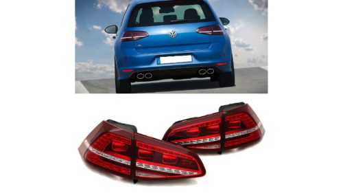 Lights Volkswagen Golf 7 Rear Dynamic LED Red