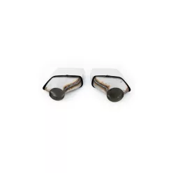   Exhaust Tail Pipes Chrome suitable for BMW 5 (G30) Sedan (G31) Touring 2017-2023