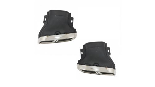 Exhaust Tail Pipes Chrome suitable for MERCEDES E-Class (W213) Sedan (S213) T-Model GLC (X253) GLC Coupe (C253) Pre-Facelift 2016-2020