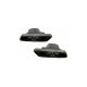 Exhaust Tail Pipes Black suitable for MERCEDES E-Class (W213) Sedan (S213) T-Model GLC (X253) GLC Coupe (C253) Pre-Facelift 2016-2020