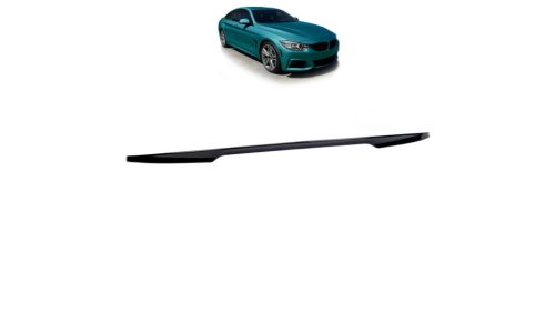 Spoiler BMW 4 F36 Lip Gloss Black