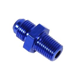   AN6 - 1/4" NPT Apa-Apa Csőcsatlakozó Toldó – Kék, Alumínium