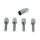 Lock nut kit M14x1,5mm 40mm Cone