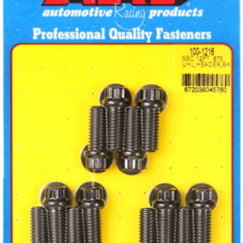 ARP SB Chevy 12pt .875 UHL header bolt kit