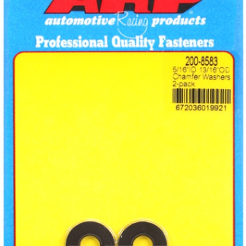 "5/16" ID  13/16"OD .120"TH  chamfer washers"  (2pcs)