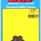 "1/4""-28 black coarse hex nut kit" (5pcs)