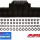SB Chevy Rodeck alum blck w/18 Chevy hds 12pt hsk
