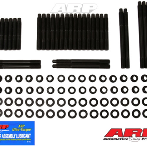 SB Chevy Rodeck alum blck w/Brod cntd valve hds 12pt hsk