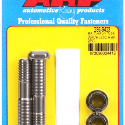 "BB Chevy 7/16"" pro-series rod bolt kit. 2pc"