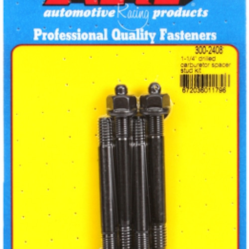 "1-1/4"" drilled carburetor spacer stud kit"