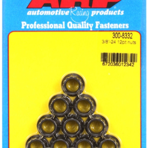 "3/8""-24 12pt nut kit" (10pcs)