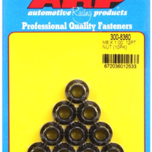 M8 x 1.00 12pt nut kit (10pcs)