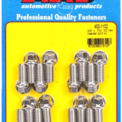 "3/8"" x .750 SS hex header bolt kit"