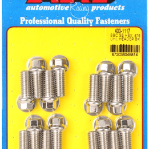 ARP BB Chevy SS hex .875 UHL header bolt kit