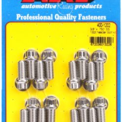 "3/8"" x .750 SS 12pt header bolt kit"