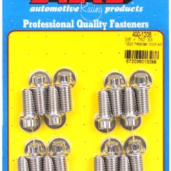 "3/8"" x .750 SS 12pt header bolt kit"