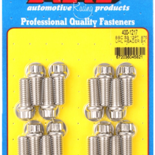 ARP BB Chevy SS 12pt .875 UHL header bolt kit