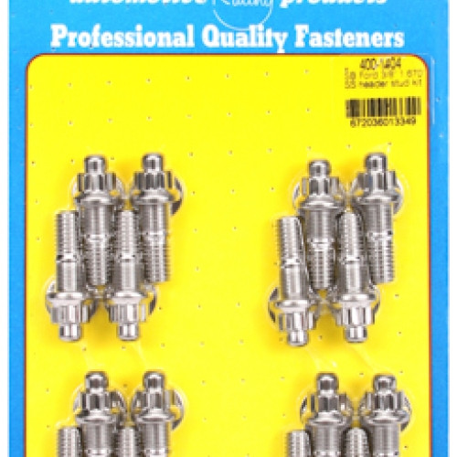 "SB Ford 3/8"" x  1.670 SS header stud kit"