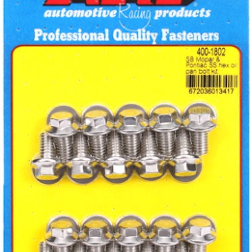 SB Mopar & Pontiac SS hex oil pan bolt kit