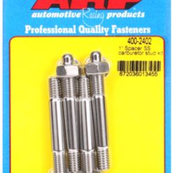 "1"" Spacer SS carburetor stud kit"