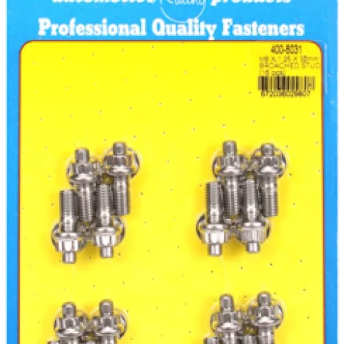 M8 X 1.25 X 32mm broached stud kit - 16pcs