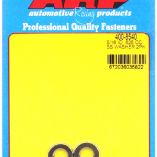 "5/16"ID .625"OD .120"TH SS washers (2pcs)