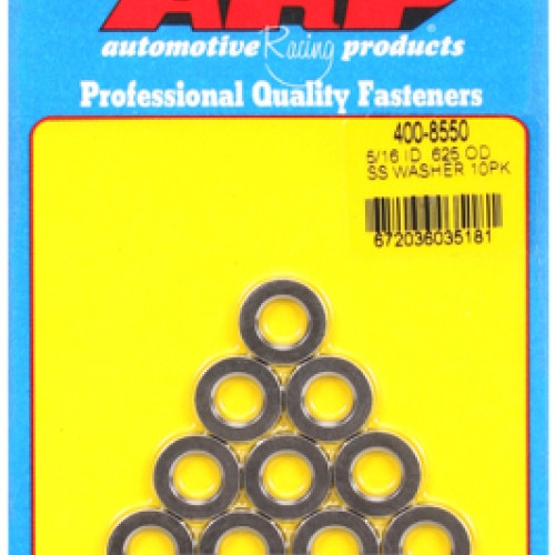 "5/16"ID .625"OD .120"TH SS washers (10pcs)