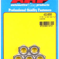 "7/16""-14 SS coarse hex nut kit" (5pcs)