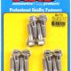 SBC GENIII/LS 3/8 FLANGE SS HEX HEADER BOLT KIT