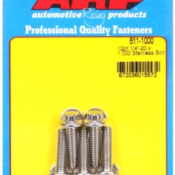 "1/4""-20 x 1.000 12pt SS bolts" (5pcs)