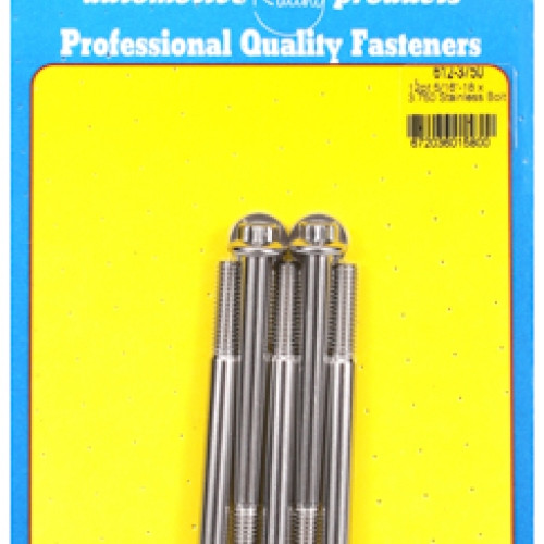 "5/16""-18 x 3.750 12pt SS bolts" (5pcs)