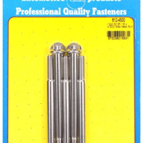 "5/16""-18 x 4.500 12pt SS bolts" (5pcs)