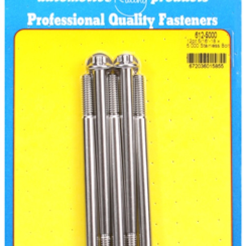 "5/16""-18 x 5.000 12pt SS bolts" (5pcs)