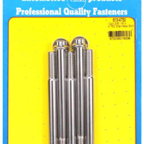 "3/8""-16 x 4.750 12pt SS bolts" (5pcs)