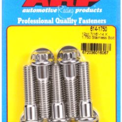  "7/16""-14 X 1.750 12pt 1/2 wrenching SS bolts" (5pcs)