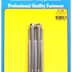 "1/4""-20 x 4.500 hex SS bolts" (5pcs)