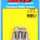 "5/16""-18 x 0.750 hex SS bolts"
