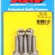 "5/16""-18 x 1.250 hex SS bolts"