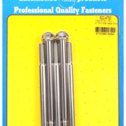 "5/16""-18 x 4.750 hex SS bolts"