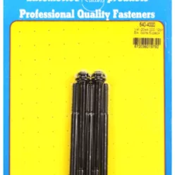   "1/4""-20 x 4.000 12pt black oxide bolts" (5pcs)