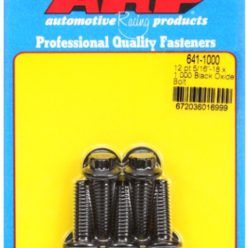   "5/16""-18 x 1.000 12pt black oxide bolts" (5pcs)